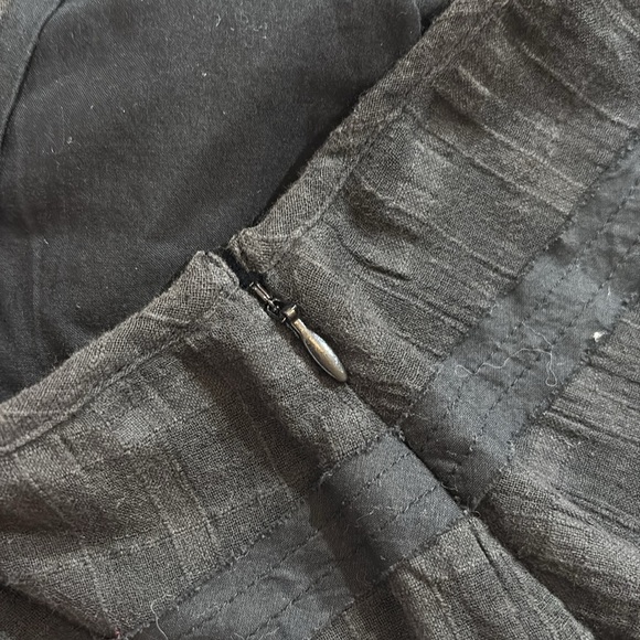 Prana Erin Black Striped Skirt sz 4 - Picture 7 of 11